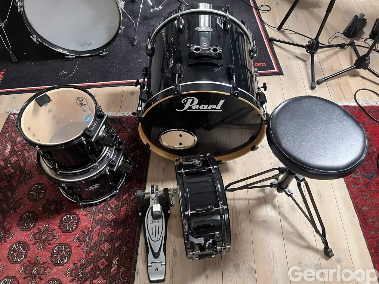 Pearl Vision Birch komplett trumset, fint skick - bild 2