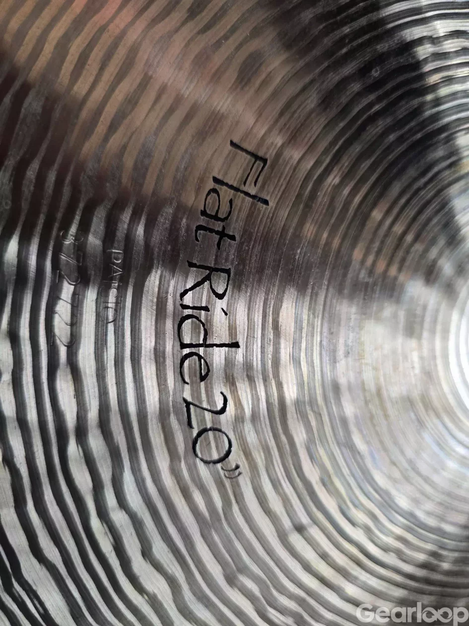 FLAT RIDE 16", 18", 20" HIGH END CYMBALER - bild 4