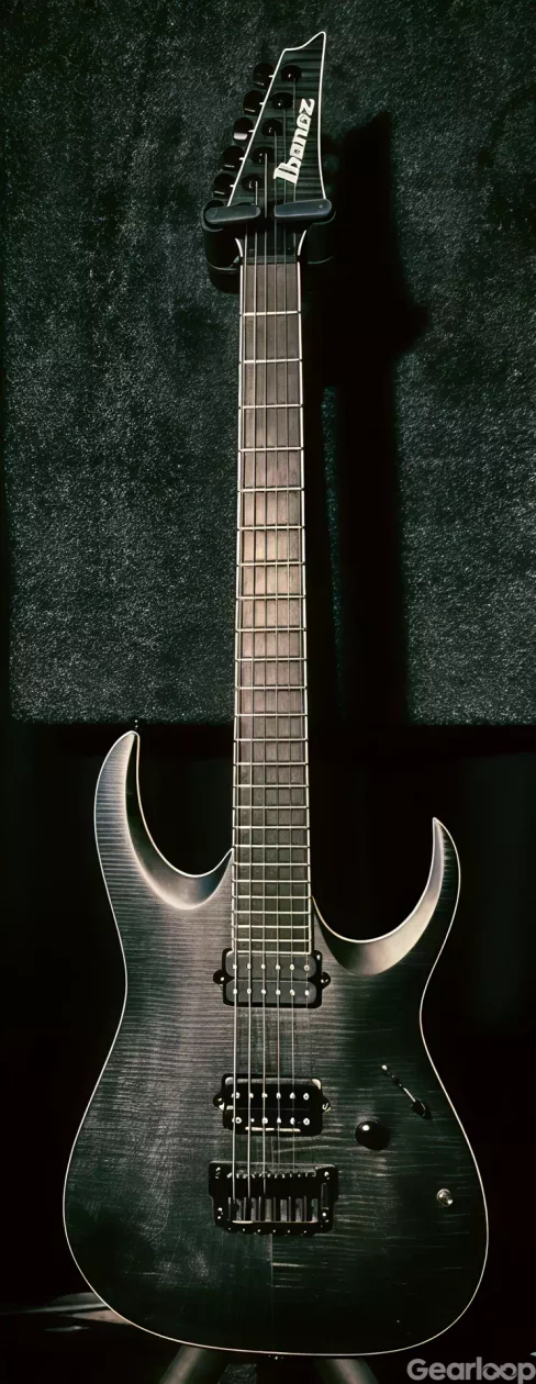 Ibanez RGAIX6FM Iron Label med Seymour Duncan Custom 5 i stallet - bild 1