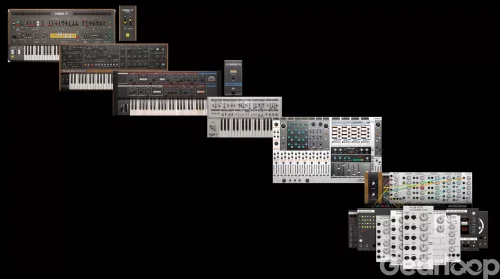 6 st Softube synthesizers