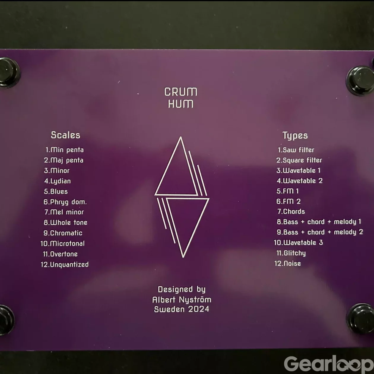Nyström Crum Hum Synthesizer - bild 2