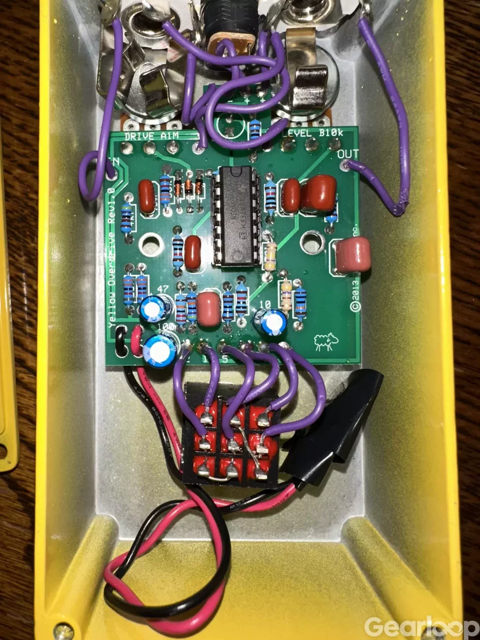 BYOC Boss SD-1 klon med TI MC3403N chipet (det första) - bild 2