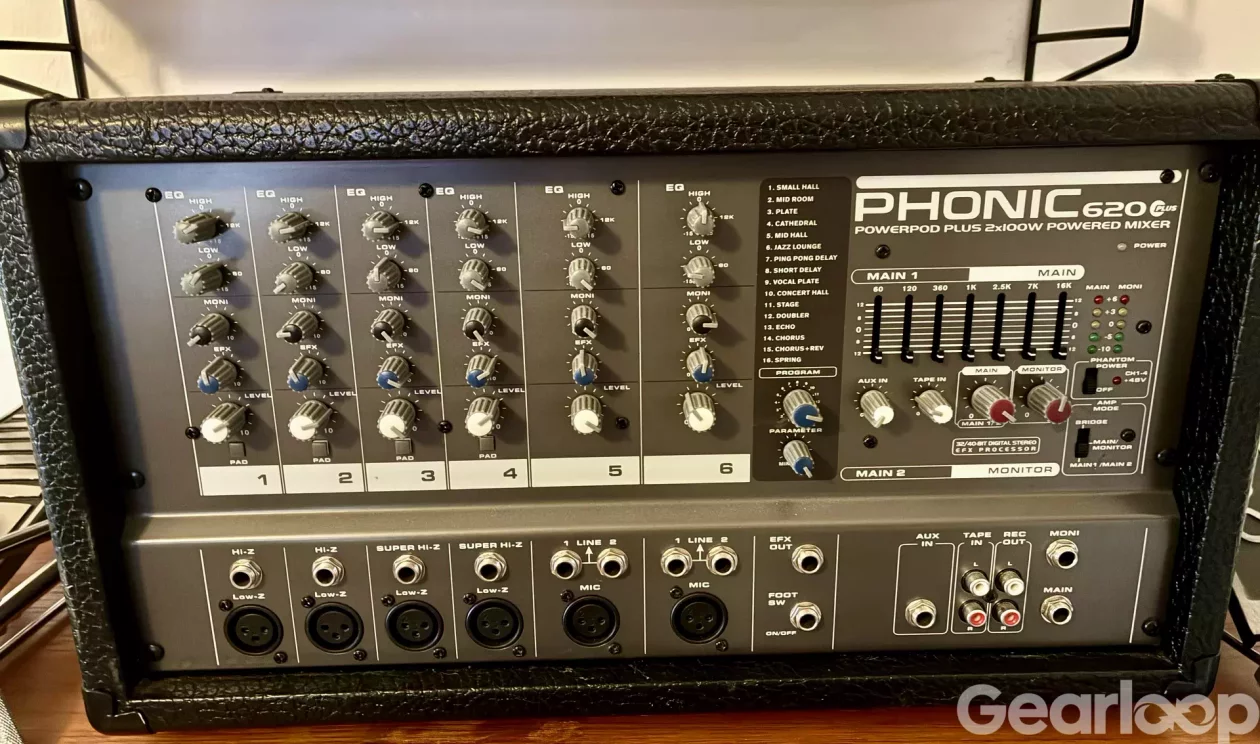 Phonic Powerpod Plus 620 R mixer / förstärkare - bild 1