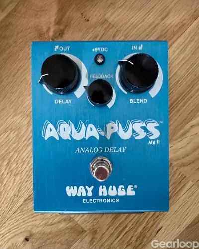 Way Huge Aqua-Puss MKII analog delaypedal elgitarr
