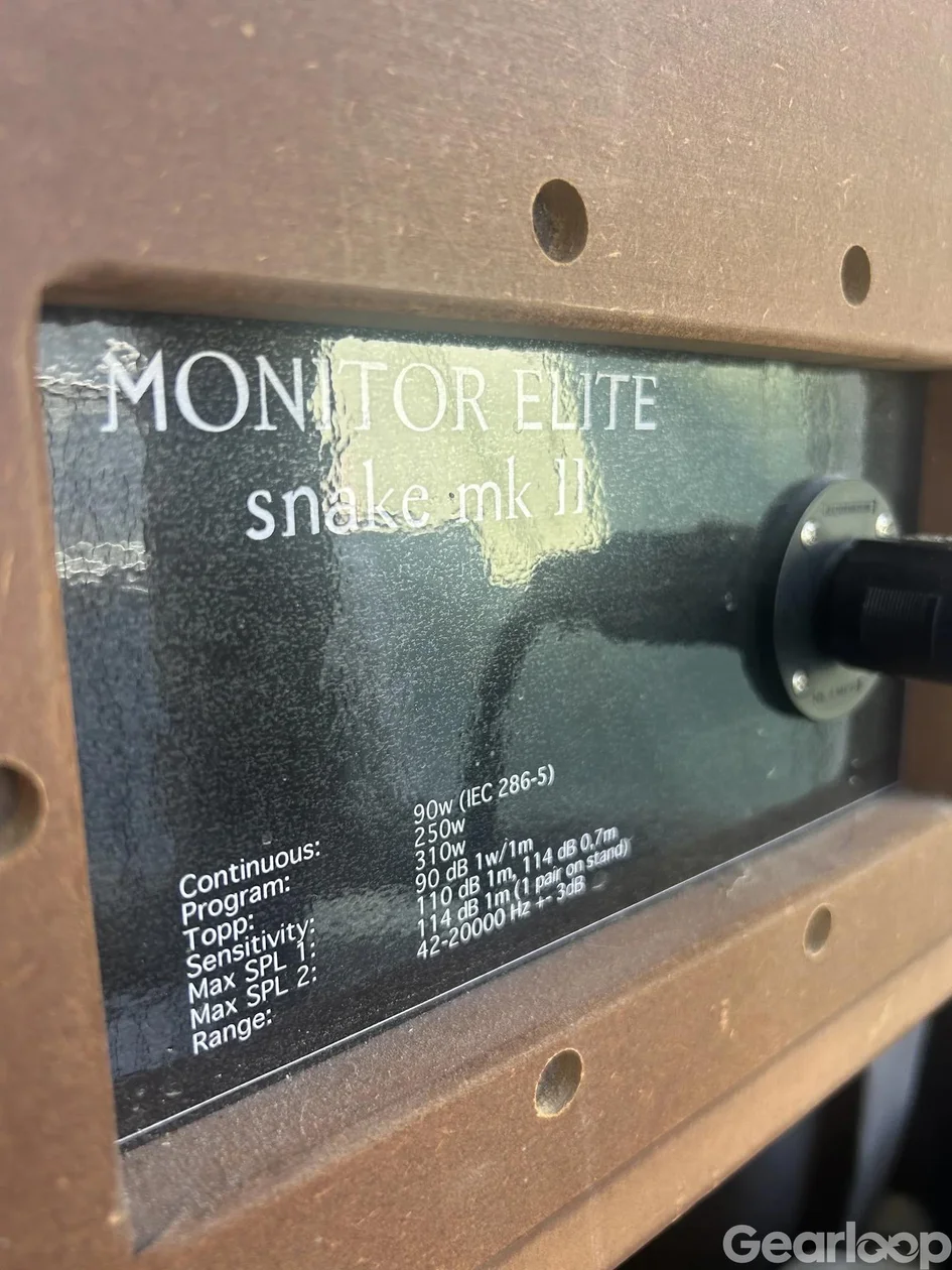 Snake ELITE 802 MK2 - Studiomonitorer - bild 2