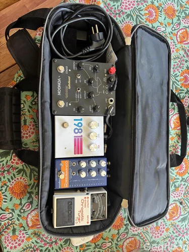 1981 Drv, empress mkii compressor, Vongon paragraphs, boss tu-3