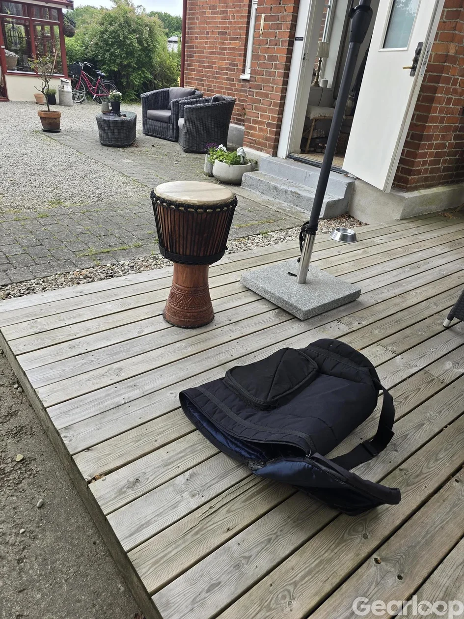 Superfin Handbyggd Djembe - bild 2