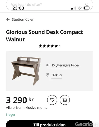Studio desk - Glorious sound desk compact