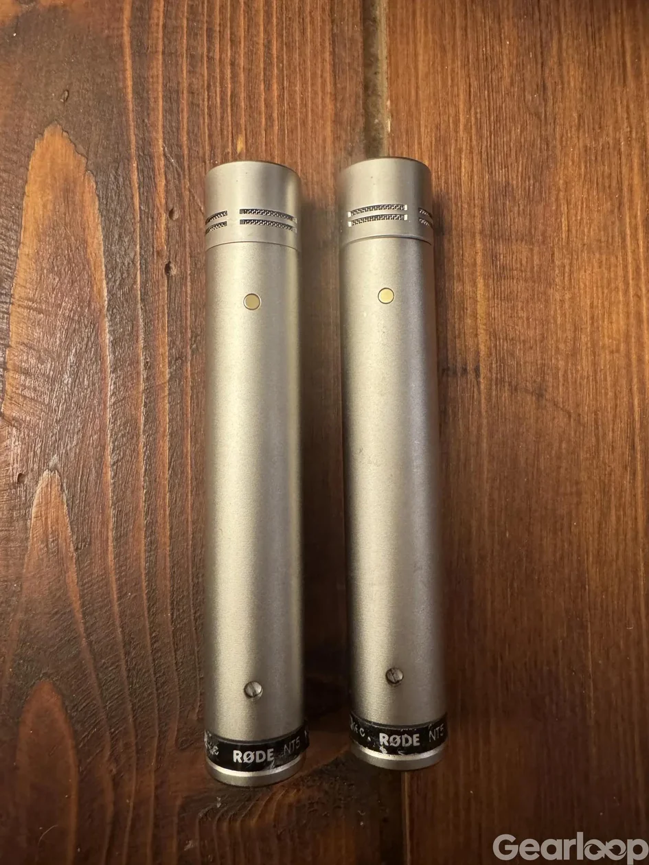 2 st Røde NT-5 kondensatormikrofoner med väska - bild 4