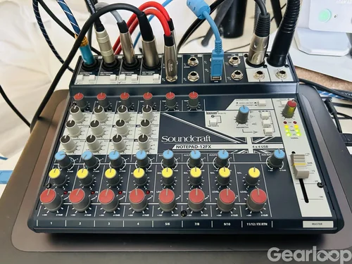 Focusrite Scarlett 2i2 och Soundcraft Notepad 12FX