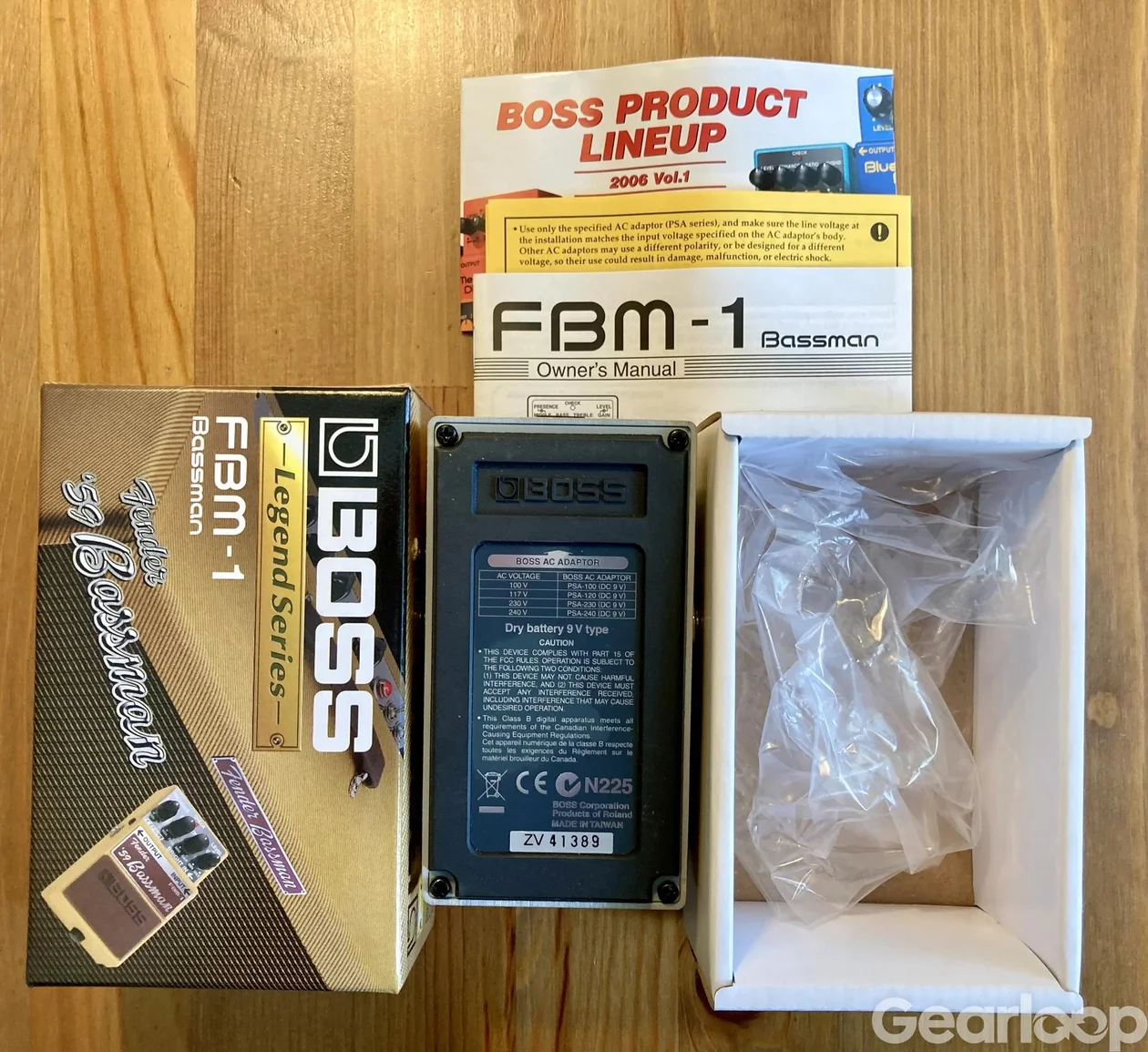 Boss FBM-1, samlarskick - bild 2