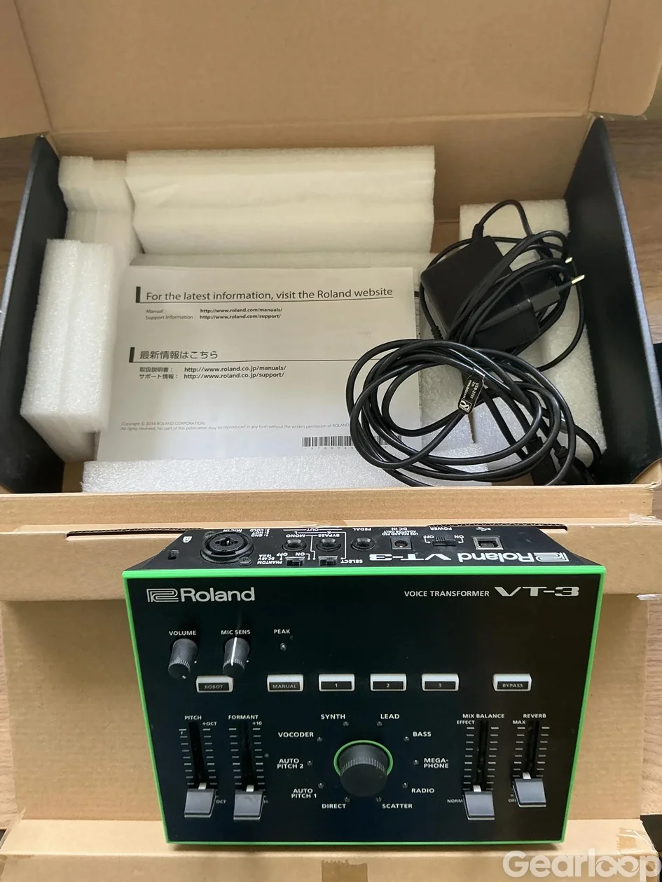 Roland VT-3 Voice Transformer/ Vocoder (originalkartong + PSU) - bild 2