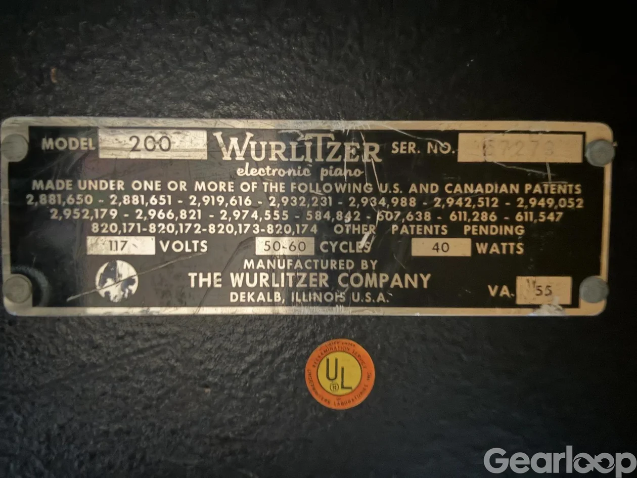 Wurlitzer 200 1971 - bild 3