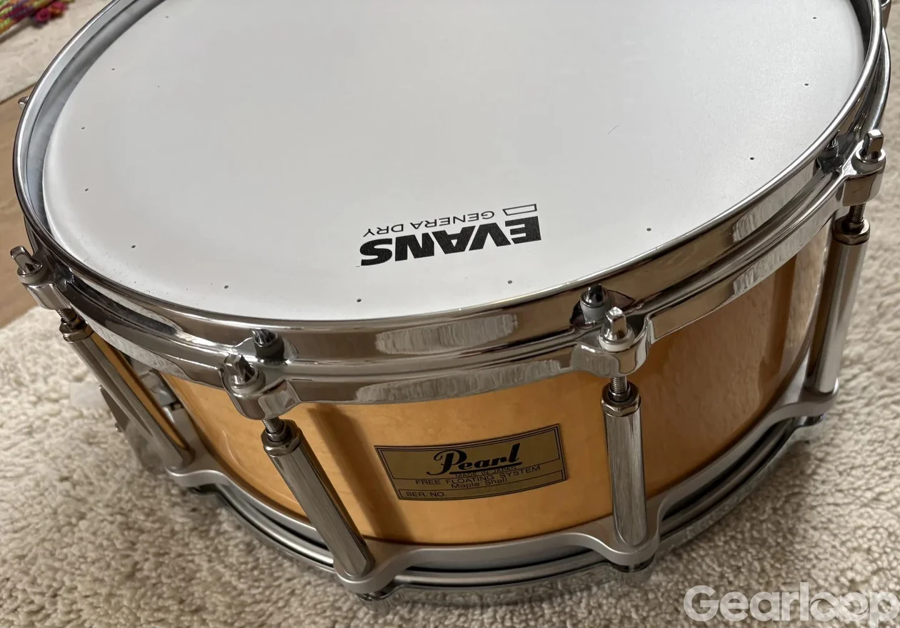 Virvel Pearl FF 14x6,5 brass+maple(!) - bild 2