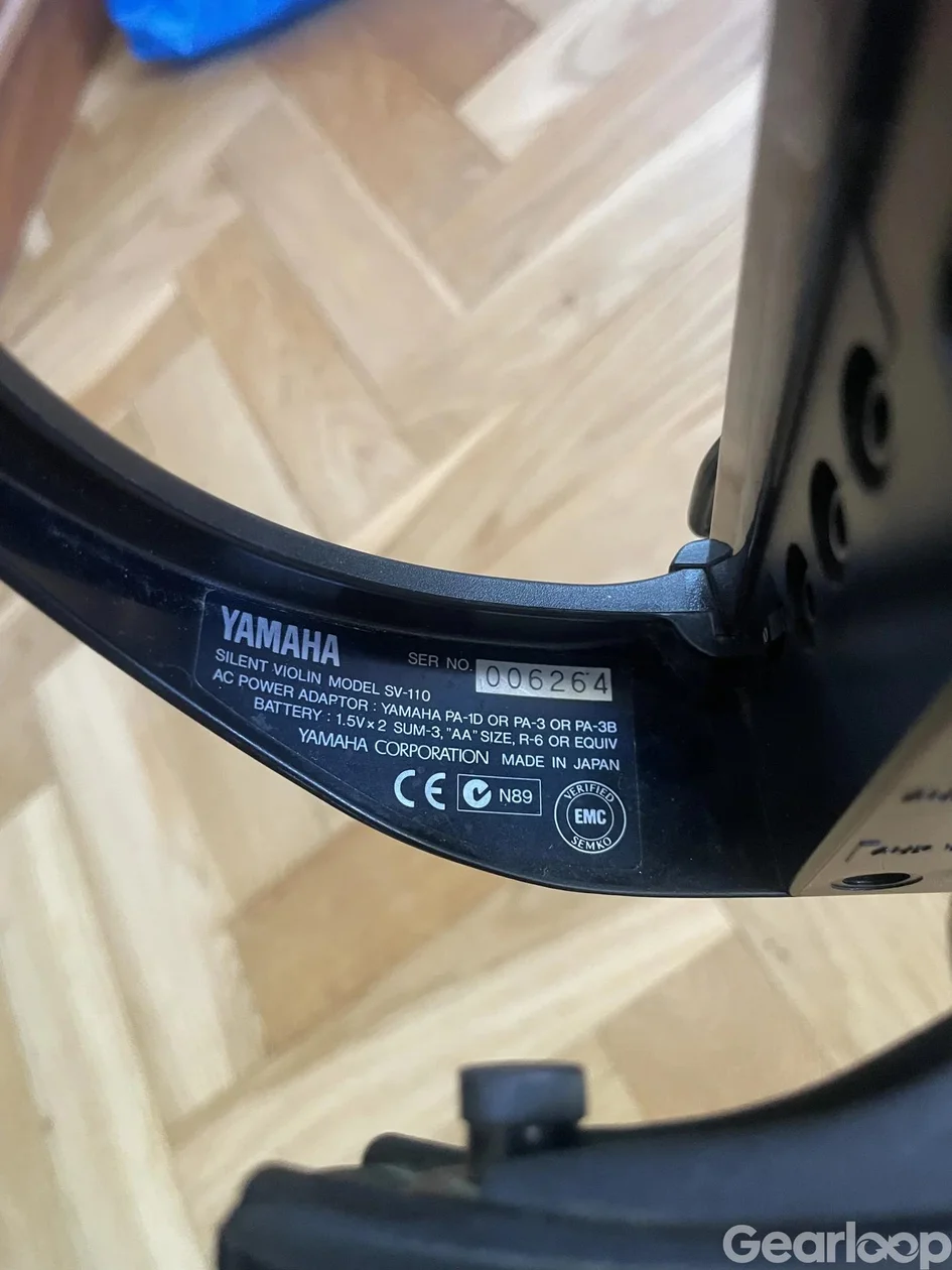 Yamaha SV-110 Silent Edition Electric Violin - bild 4