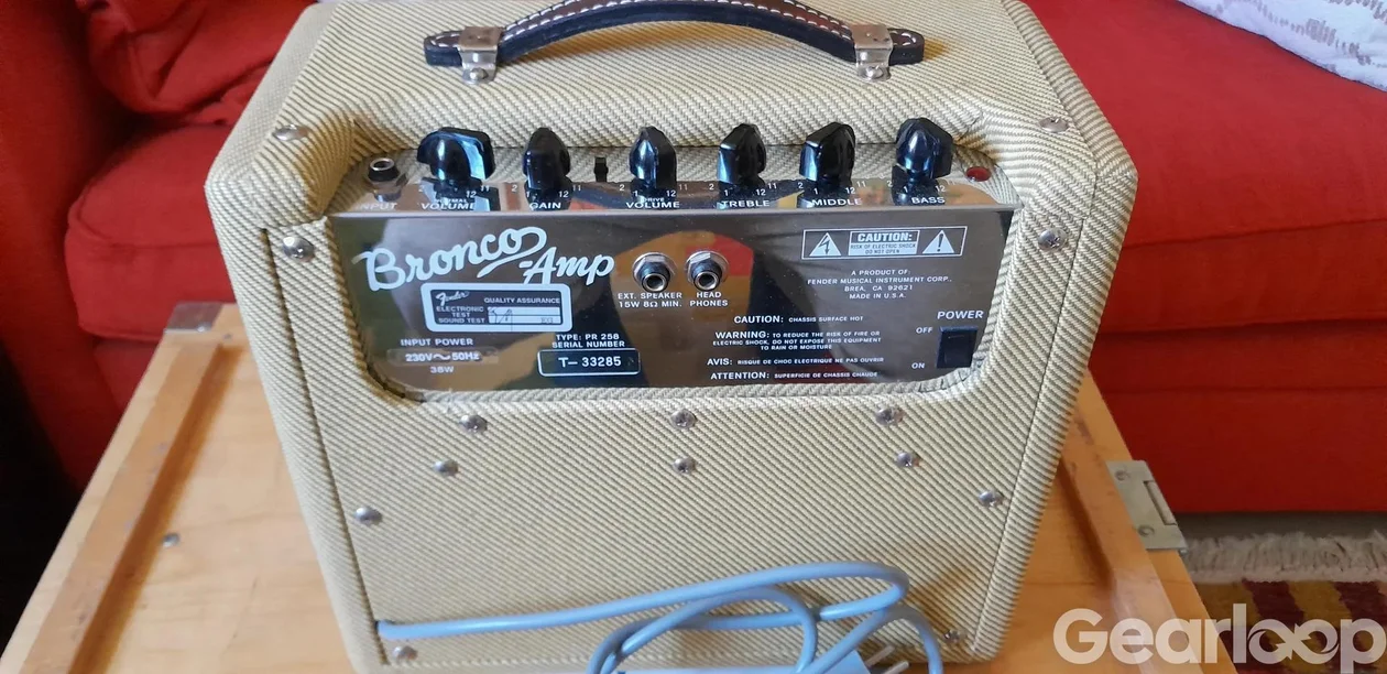 Fender Bronco Combo förstärkare Vintage (USA) - bild 2