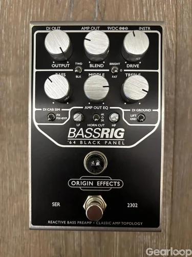 Origin Effects Bassrig ’64 Black Panel