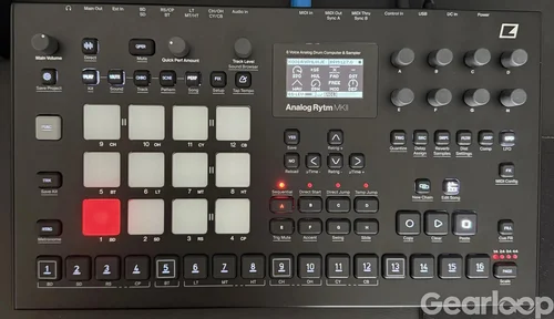 Elektron Analog Rytm mk2 Svart +Decksaver