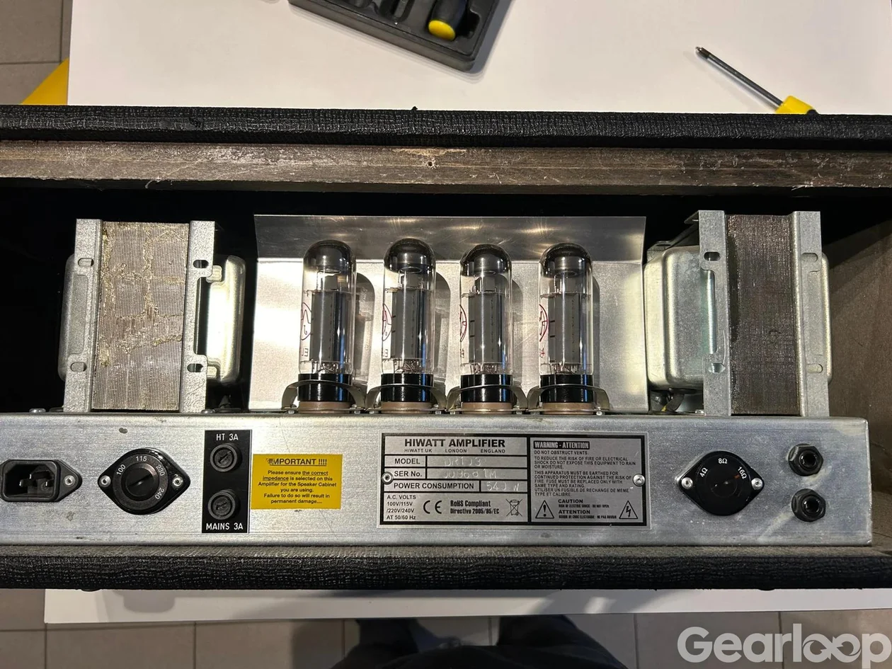 Hiwatt Custom 100 DR103 Head (2000-tal) – Handwired / Nyskick - bild 3