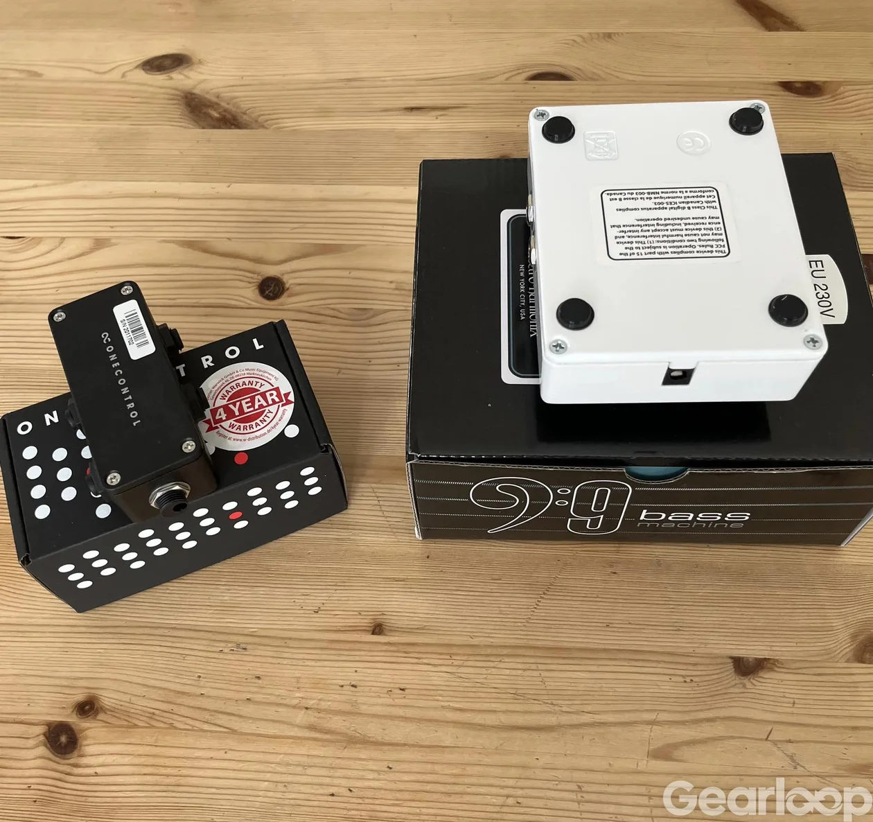EHX Bass 9 & One Control BJF Buffer split - bild 2
