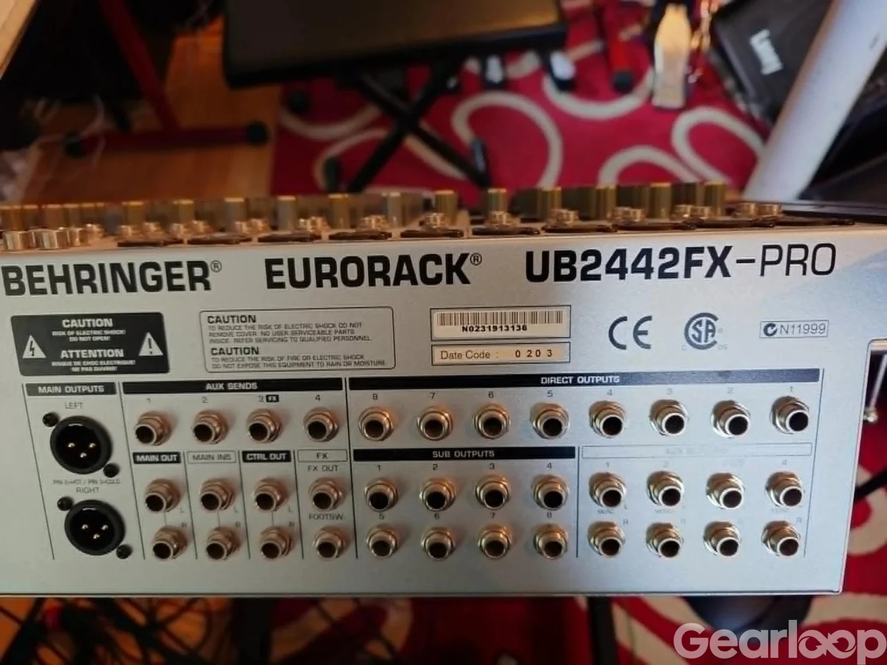 Behringer Eurorack UB2442FX-PRO - bild 2