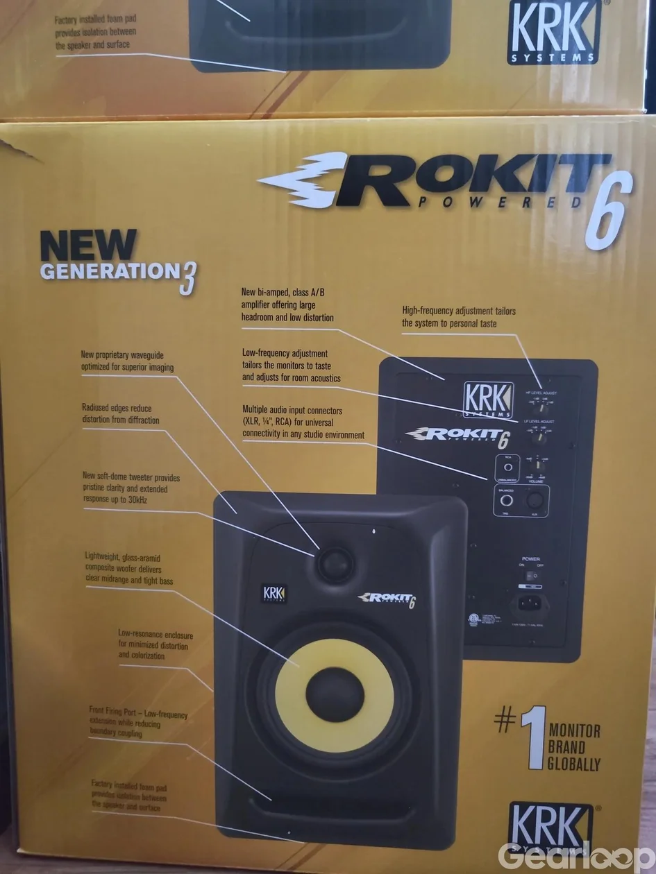 KRK Rokit 6 monitorer + mer - bild 4