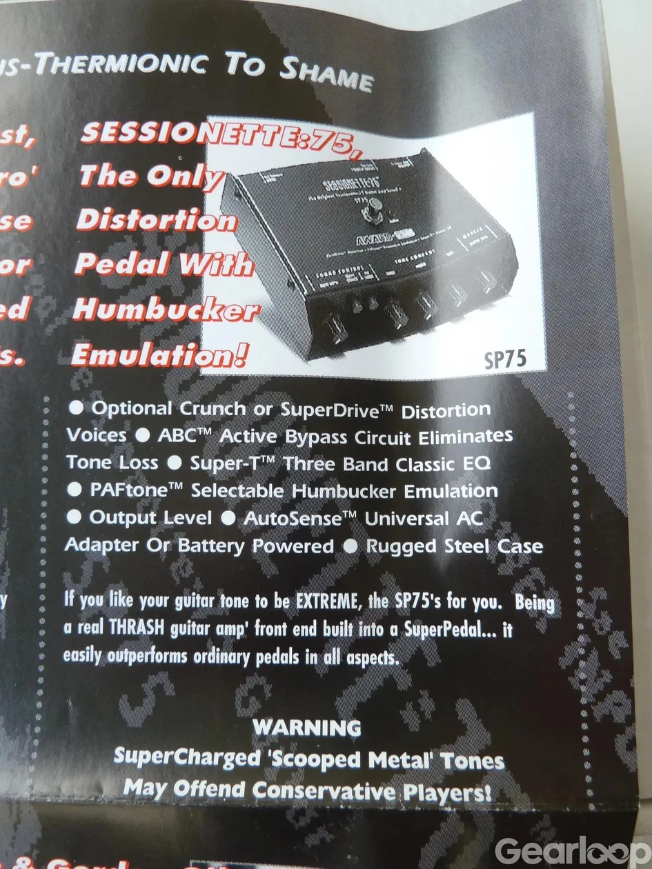 Dist-pedal, Sessionette:75 (U.K.) vintage! - bild 2
