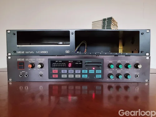 Akai S612 + MD280 + QuickDisks