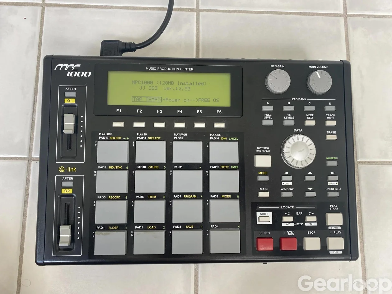 Akai MPC1000 – JJOS, Pad Upgrade, 128 MB RAM - bild 1