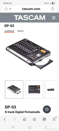 Tascam DP-03 CD