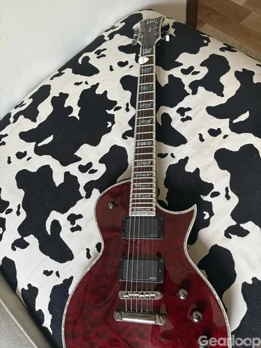 lTD ec1000 deluxe see thru black cherry