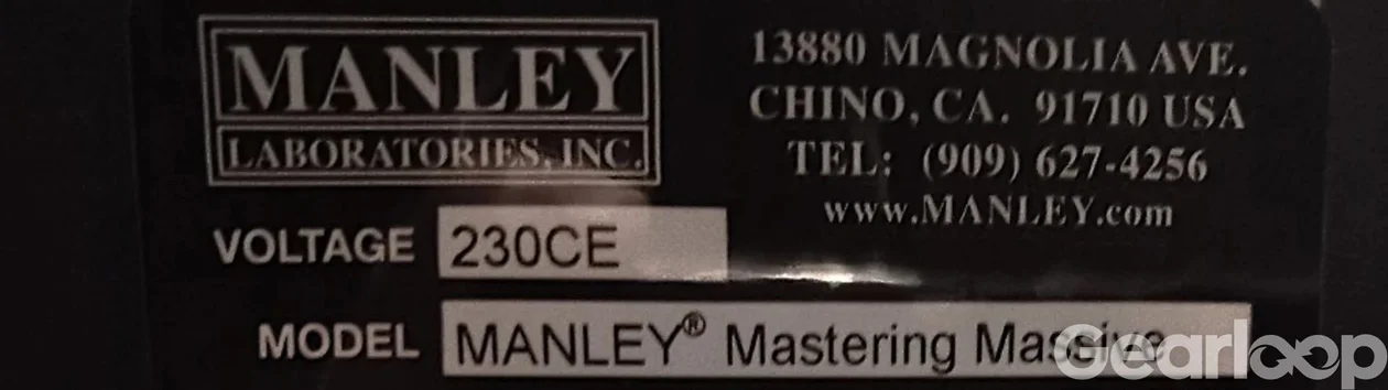Manley Massive Passive (Masterings Variationen) - bild 2