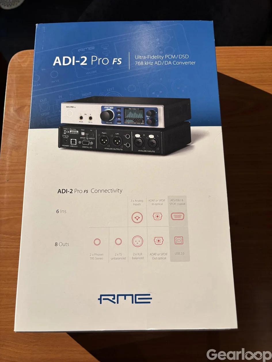 RME ADI-2 Pro FS – nyskick –  rackkit ingår - bild 4
