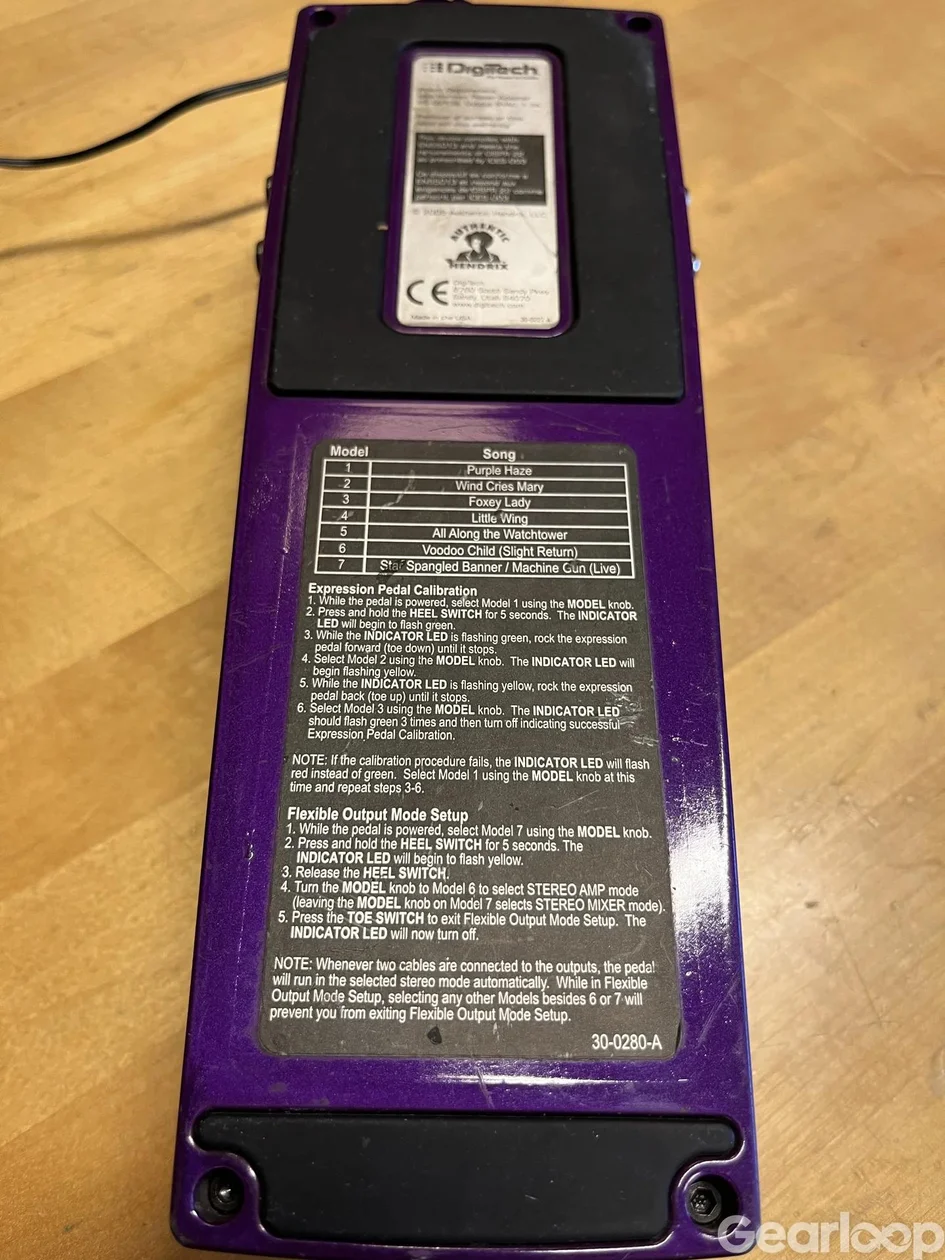 Digitech Jimi Hendrix Experience Artist Series pedal - bild 3