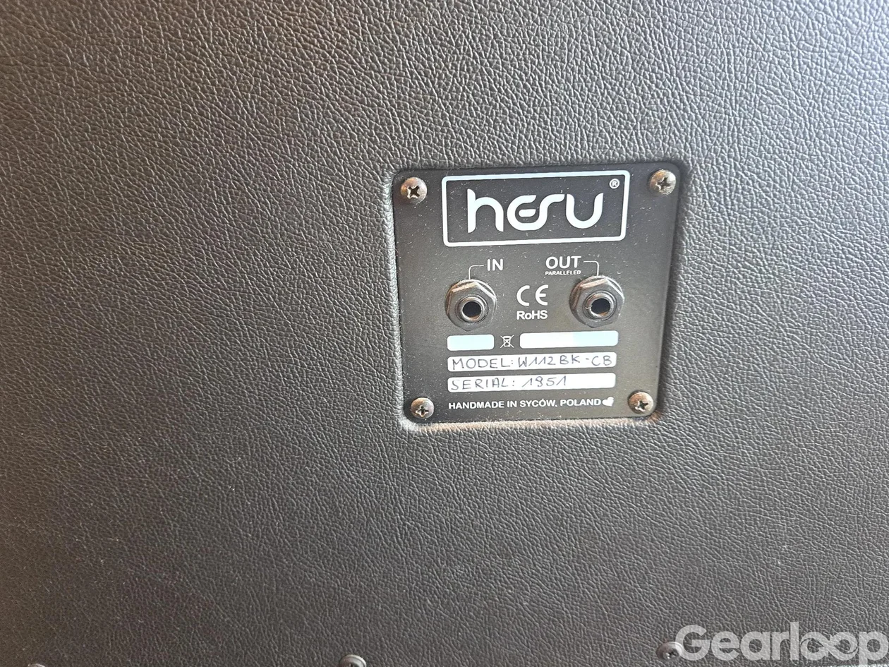 Post HESU 1x12 med mesa boogie black shadow 150w element - bild 2