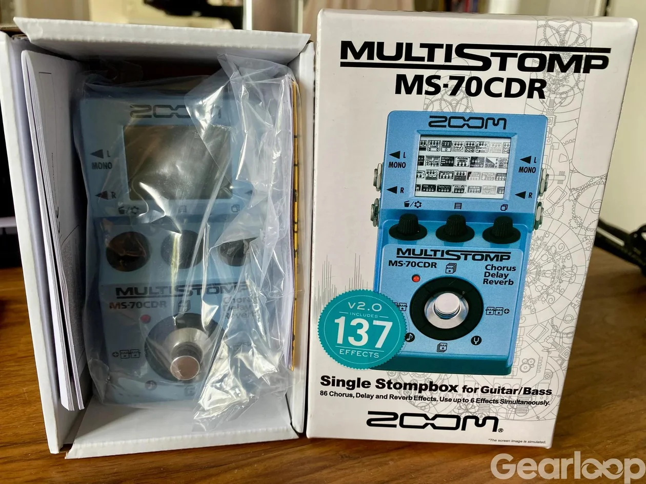Zoom MS-70CDR (Chorus / Delay / Reverb) MultiStomp - bild 2