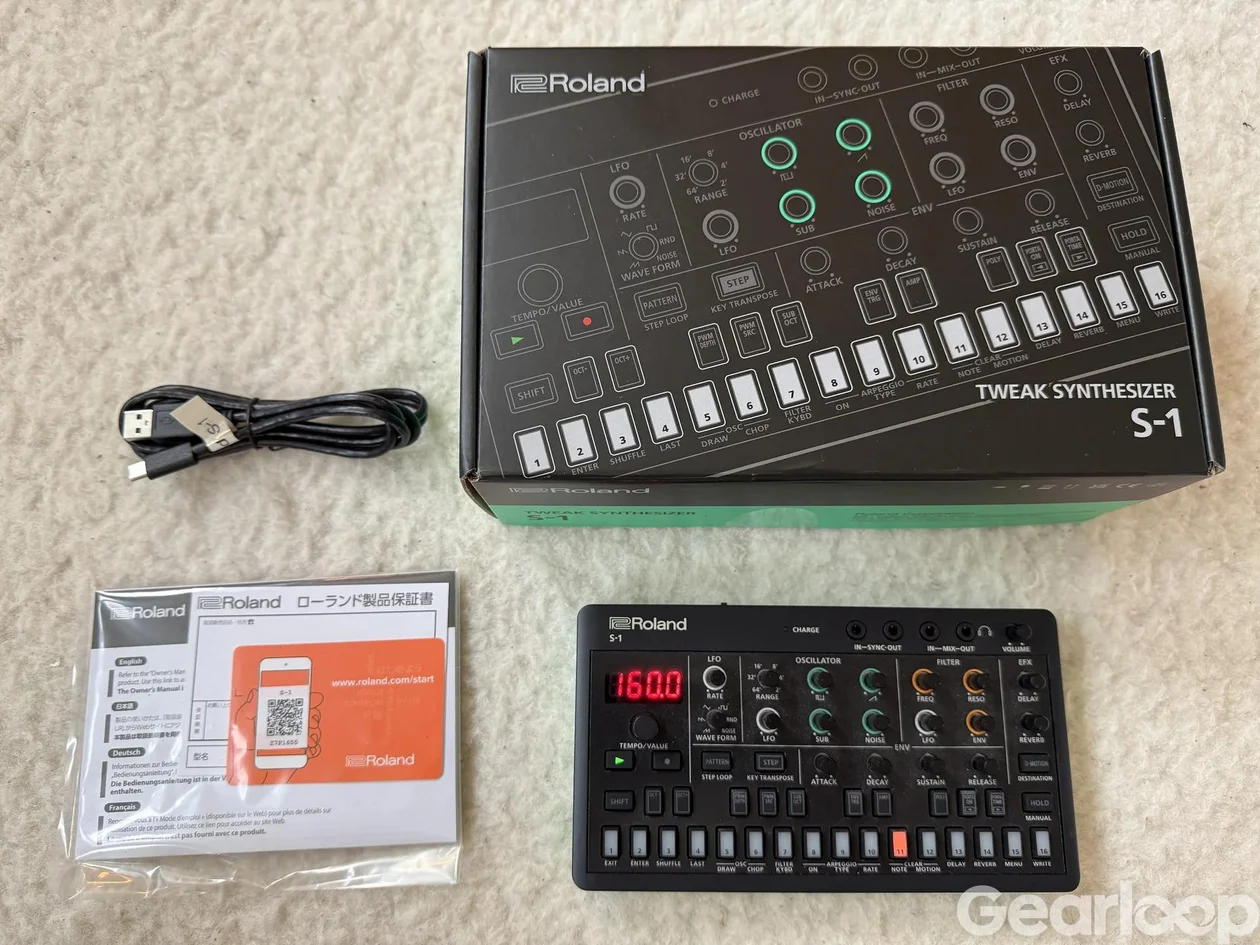 Roland S-1 Kompakt synth Inspirerad av den legendariska SH-101 - bild 2