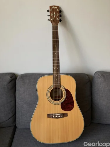 Akustisk Cort Earth70E NS – Fishman Pickup – Gigbag Ingår