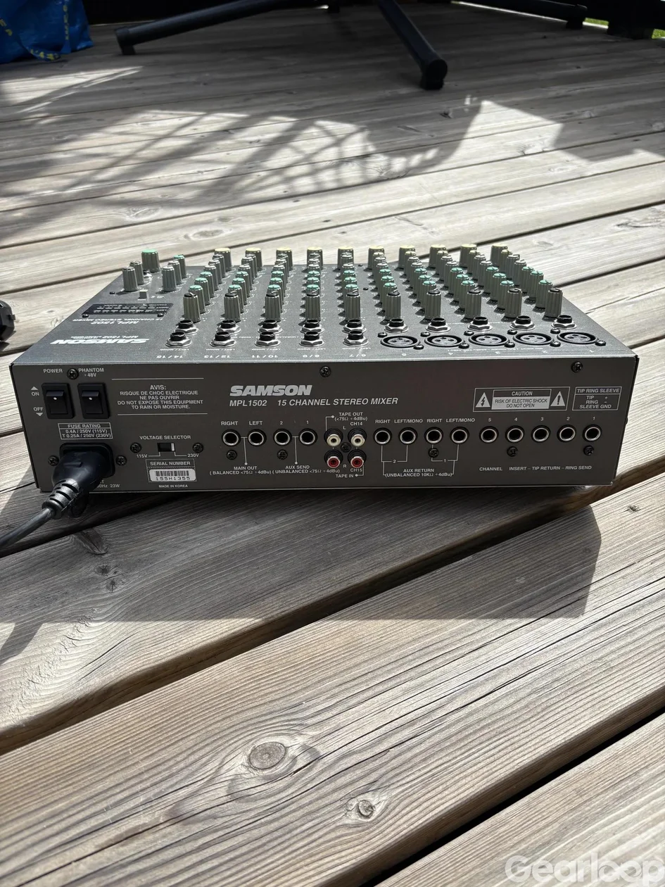 Samson MPL1502 Mixer - bild 2