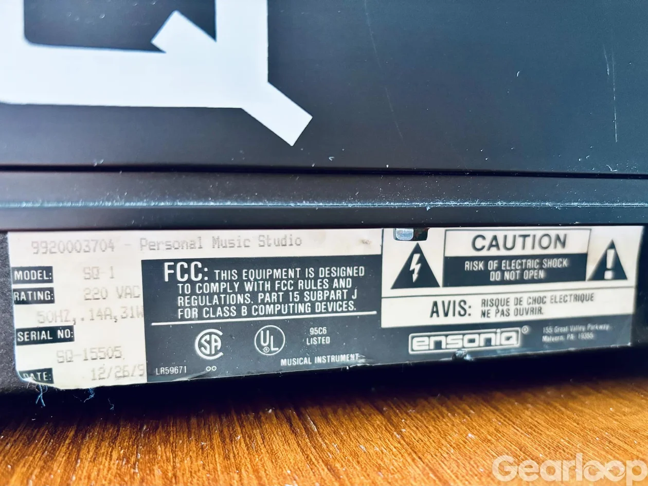 Ensoniq SQ1 till salu pga flytt - bild 2