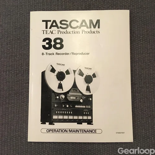 Tascam 38 manual