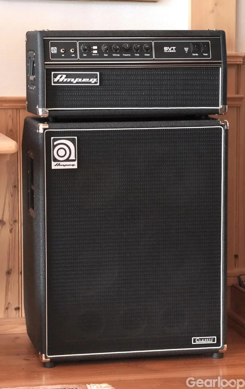 Ampeg SVT CL + Ampeg SVT-410HLF - Bastopp och Kabinett - bild 1