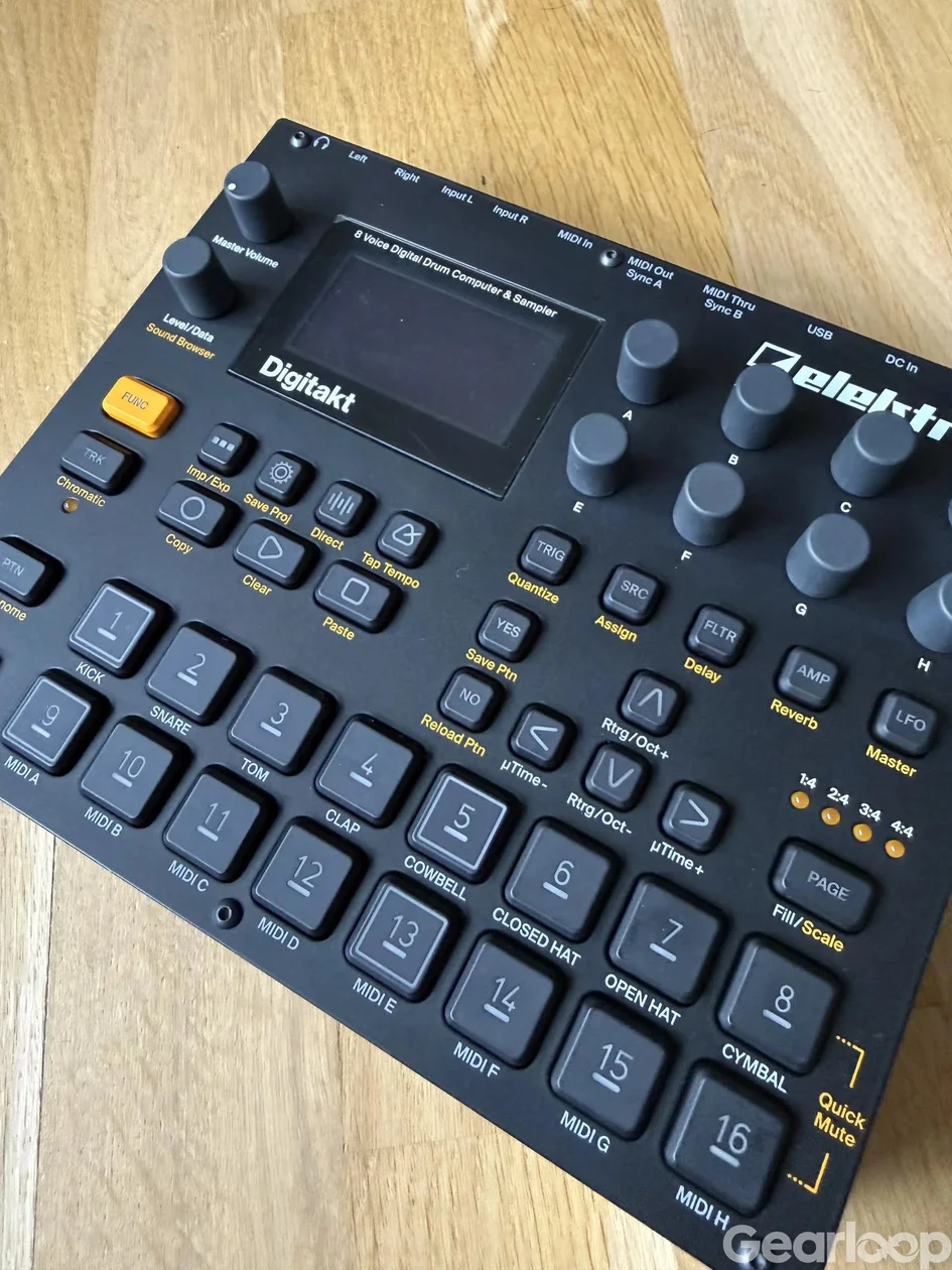 Elektron Digitakt MK1 med nya knappar. - bild 2