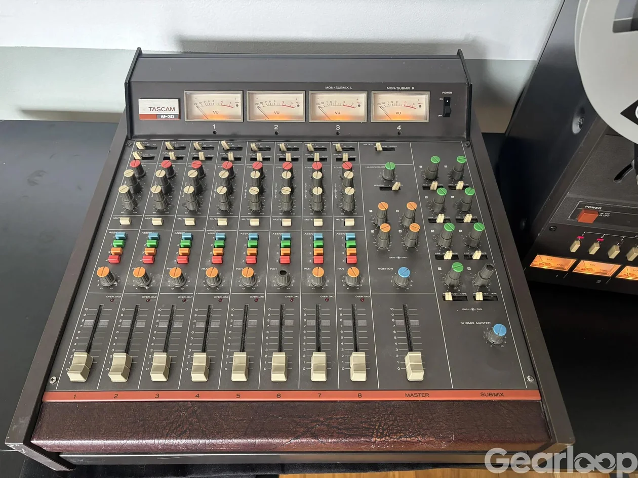 Tascam 38 bandspelare och mixerbord - bild 3