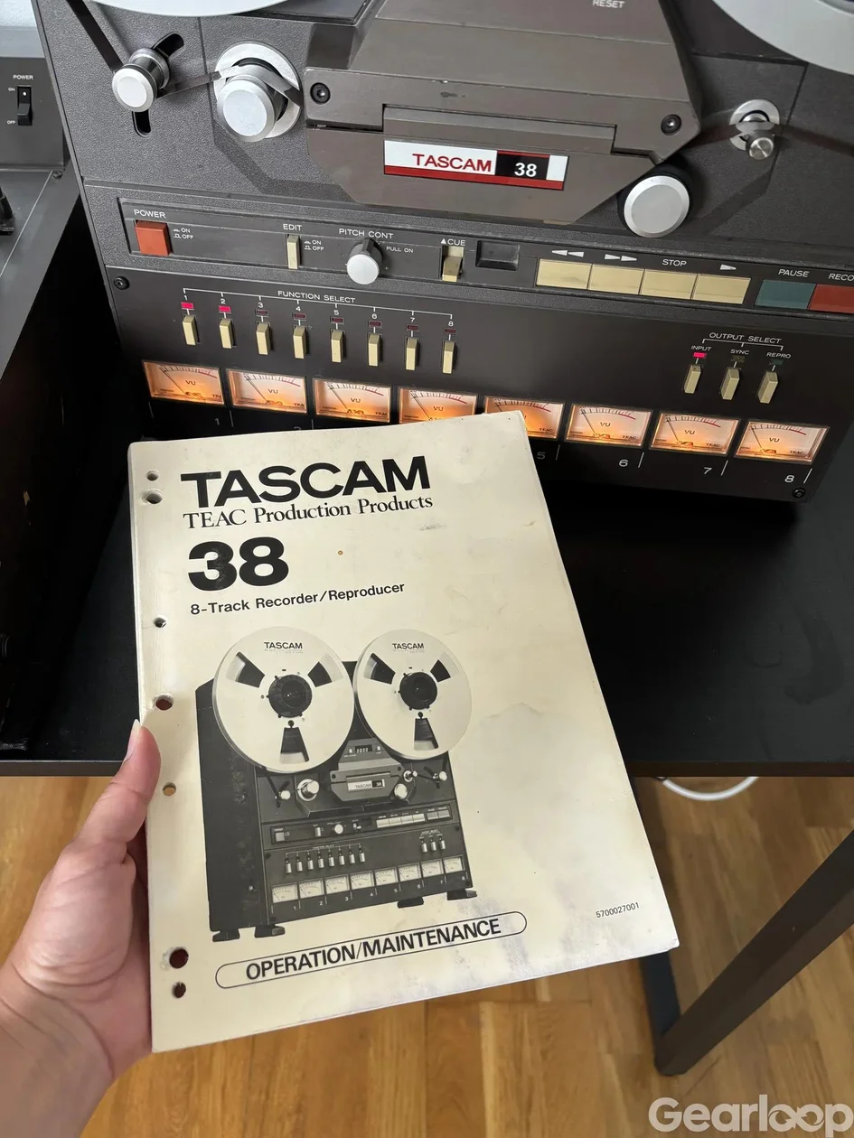 Tascam 38 bandspelare och mixerbord - bild 4