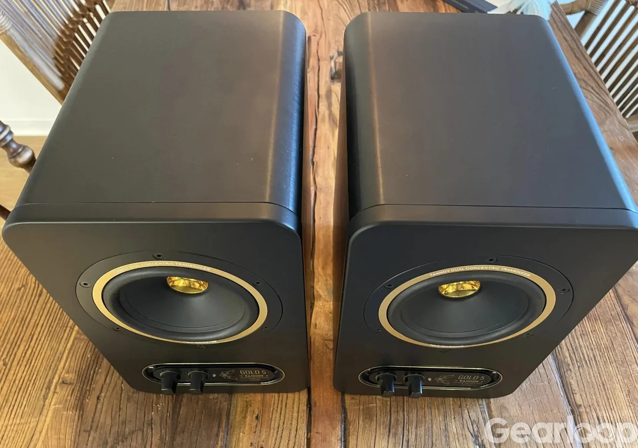 Tannoy Gold 5 aktiva studiomonitorer 5 tum svart i fint skick! - bild 2