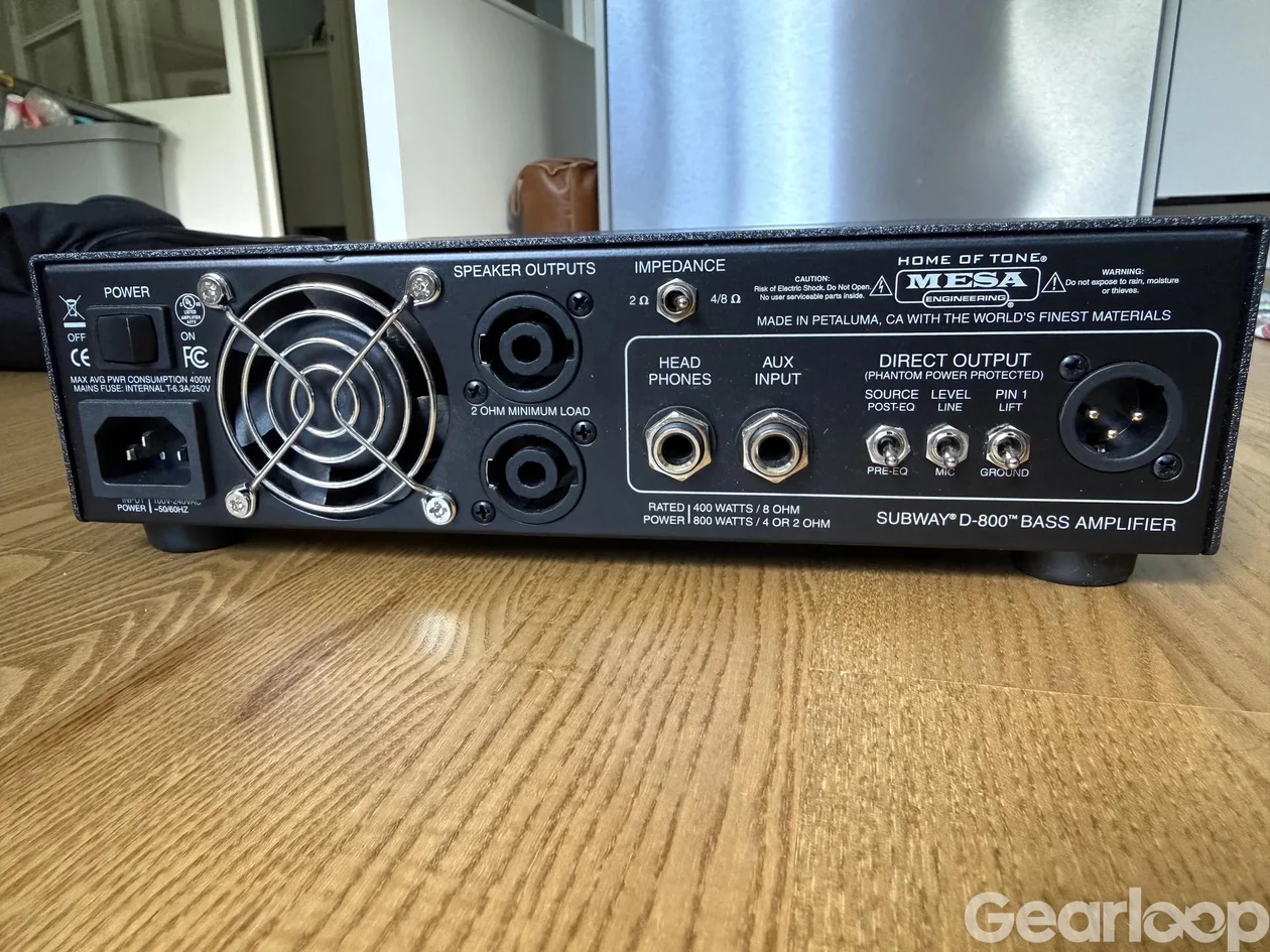 Mesa Boogie Subway D-800 - bild 2