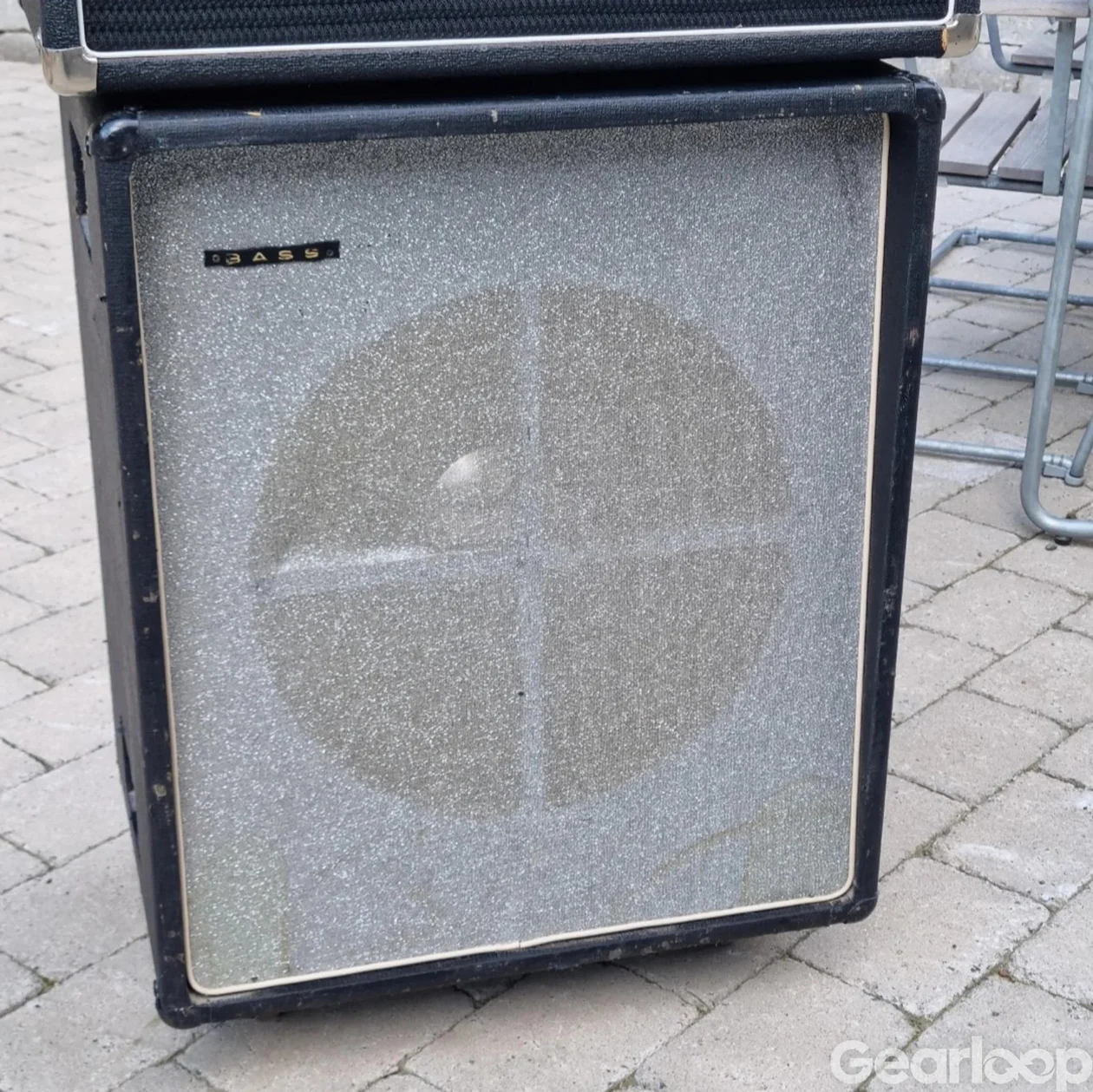 Baslåda högtalarkabinett bashögtalare vintage - bild 1