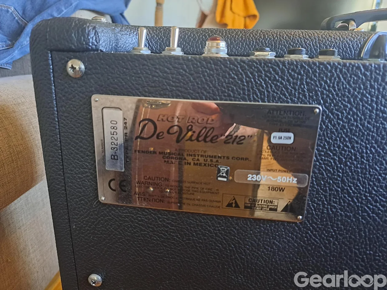 Fender Hotrod Deville 1x15 med EVM 15L - bild 2