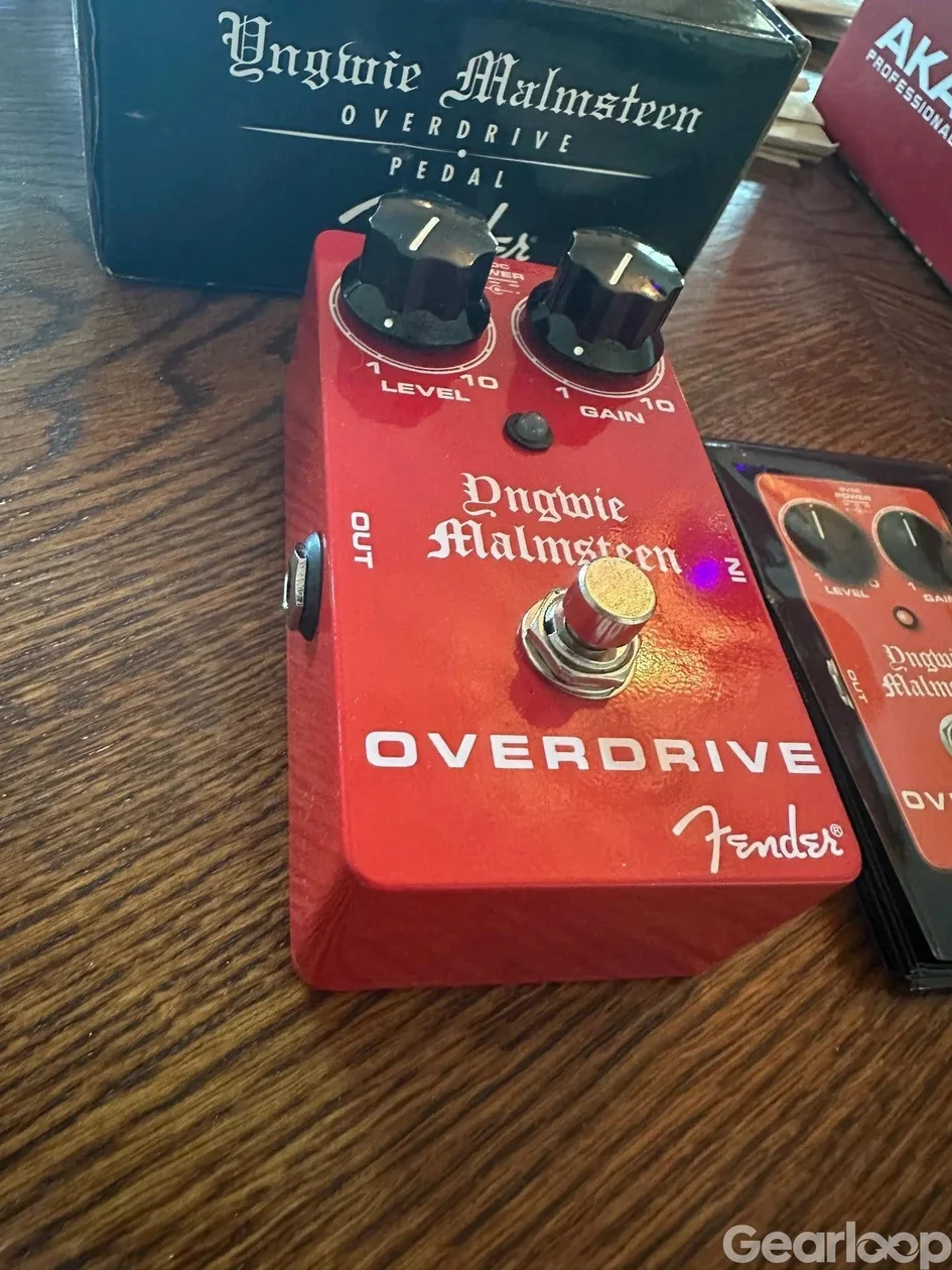 Fender Yngwie Malmsteen Overdrive Pedal mint condition/kartong - bild 2